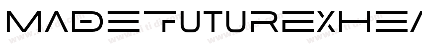 MADEFutureXHEADER Li字体转换